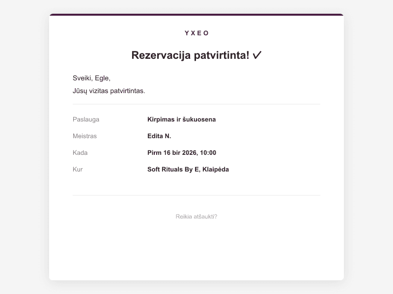 Automatiniai priminimai